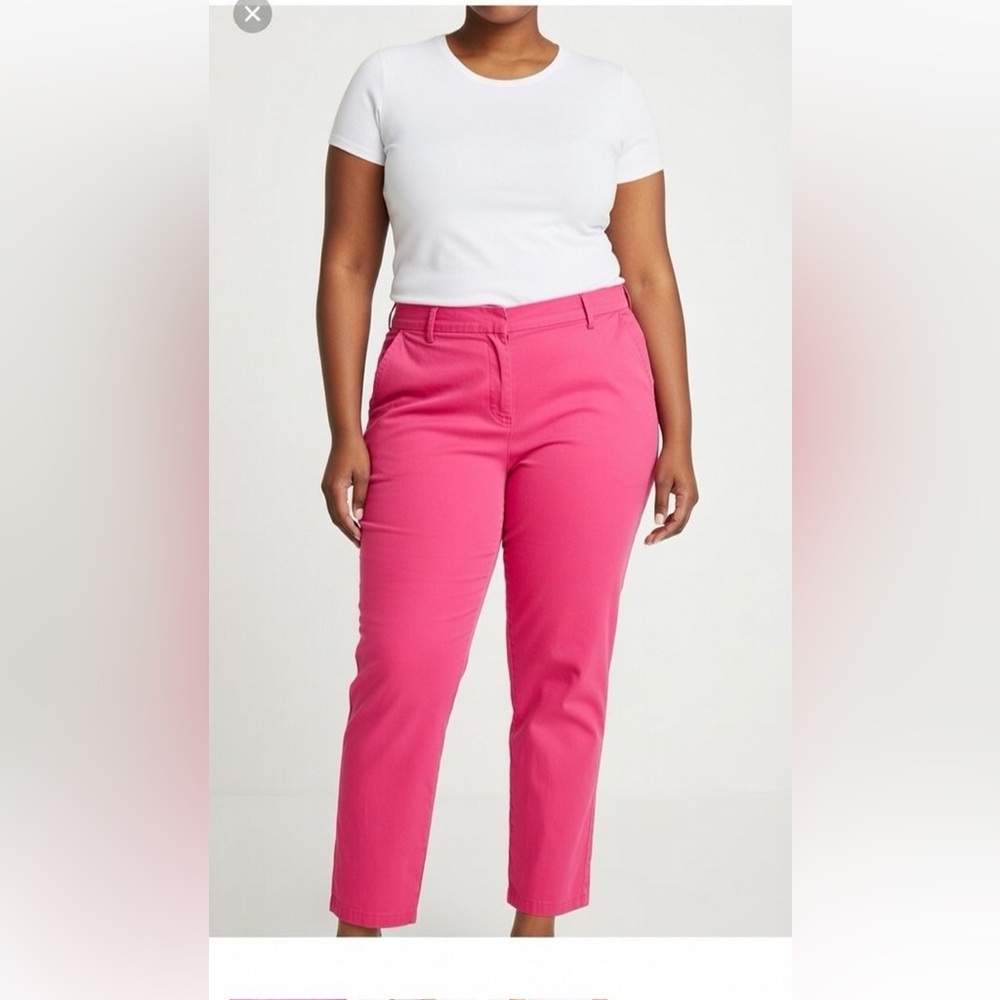 GAP khakis Vibrant Pink Pants sz 12 regular